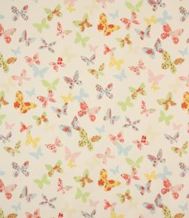 Colourful butterfly fabric