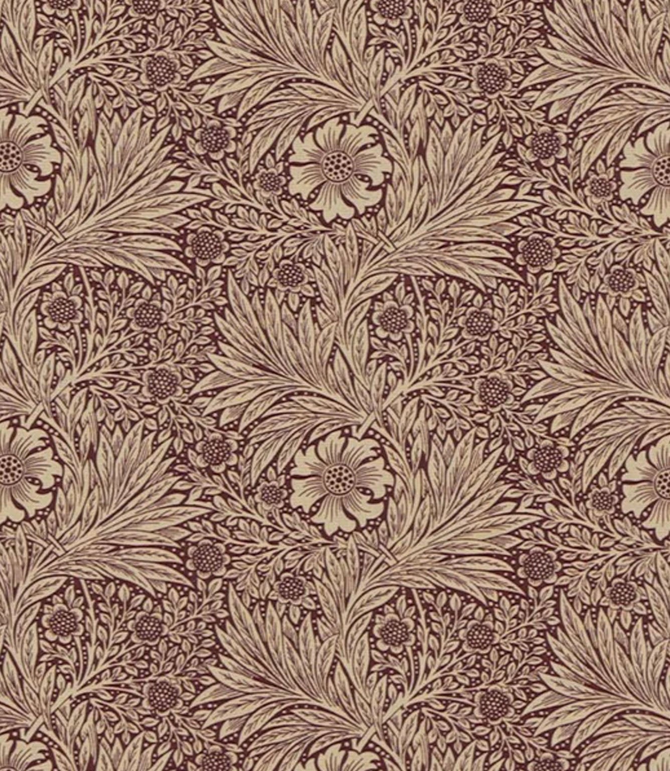 Marigold Fabric / Brick / Manilla