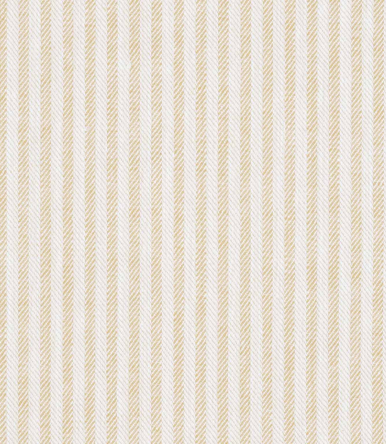 Neutral brown and grey herringbone stripe fabric with subtle contrast and a classic woven finish.