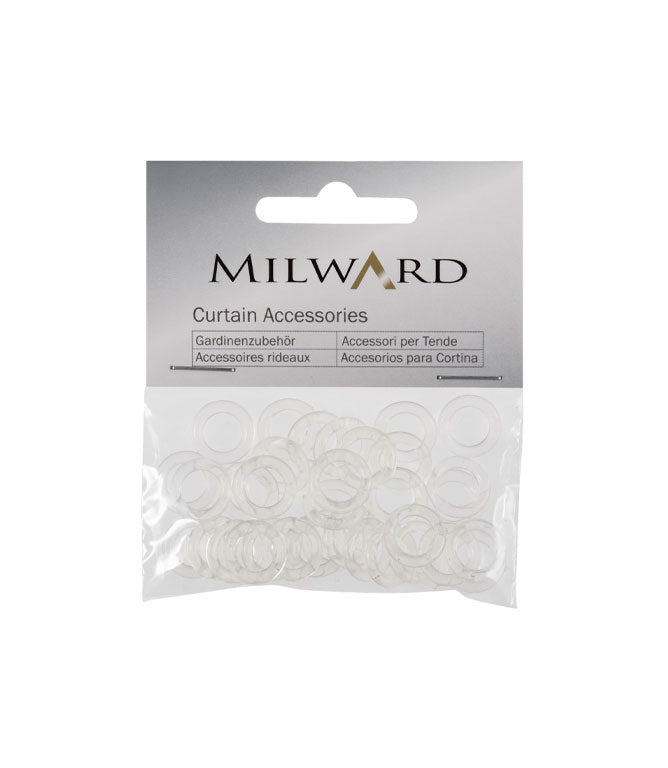 Clear Blind Rings 13mm - Just Fabrics