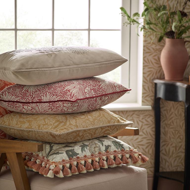 Marigold Russet Cushion - Just Fabrics