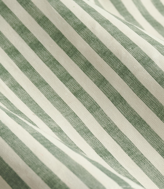 Striped Curtains - Hebden Pencil Pleat Forest
