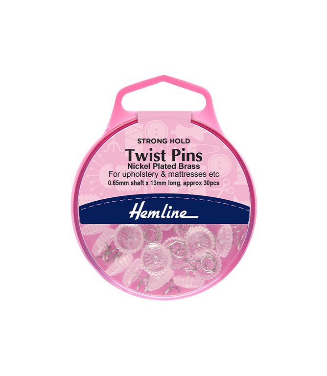 Strong Hold Twist Pins - Just Fabrics