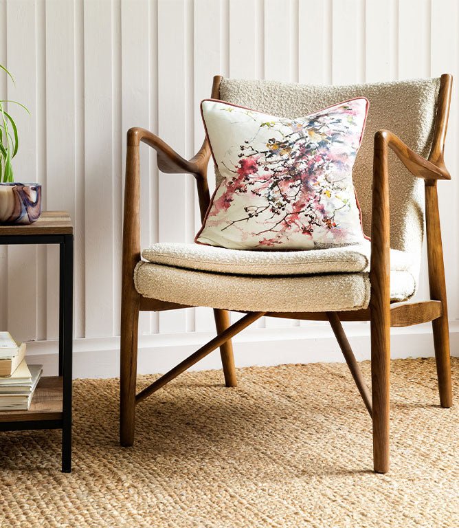 Brushwood Blossom Cushion - Just Fabrics