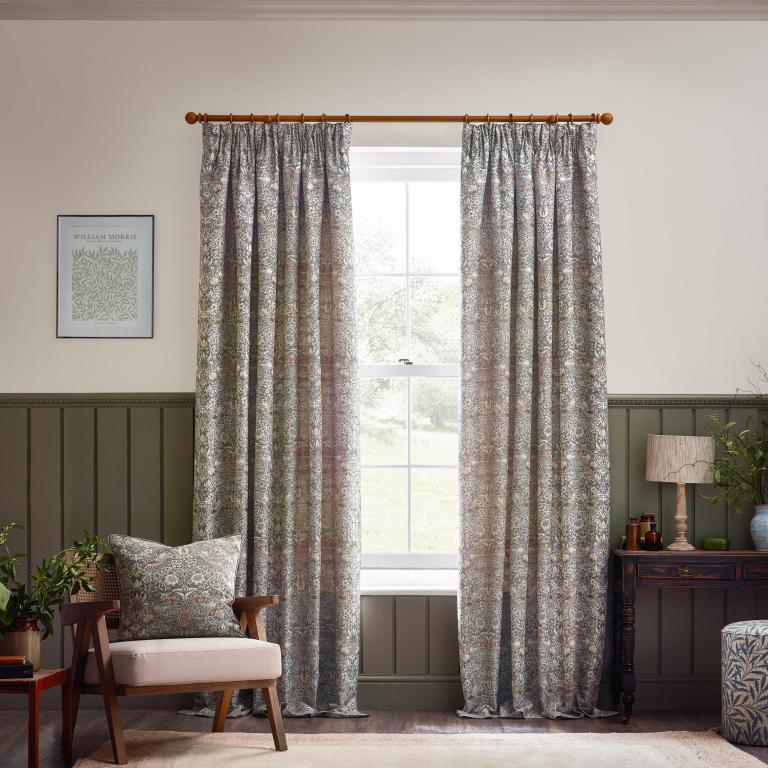 Strawberry Thief Jacquard Biscuit