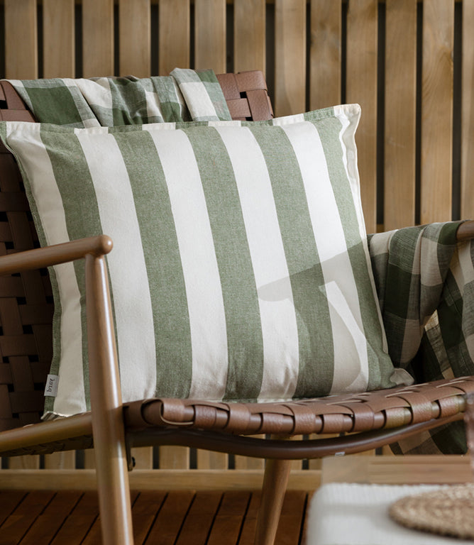 Cushions - Hayle Cotton Outdoor Moss