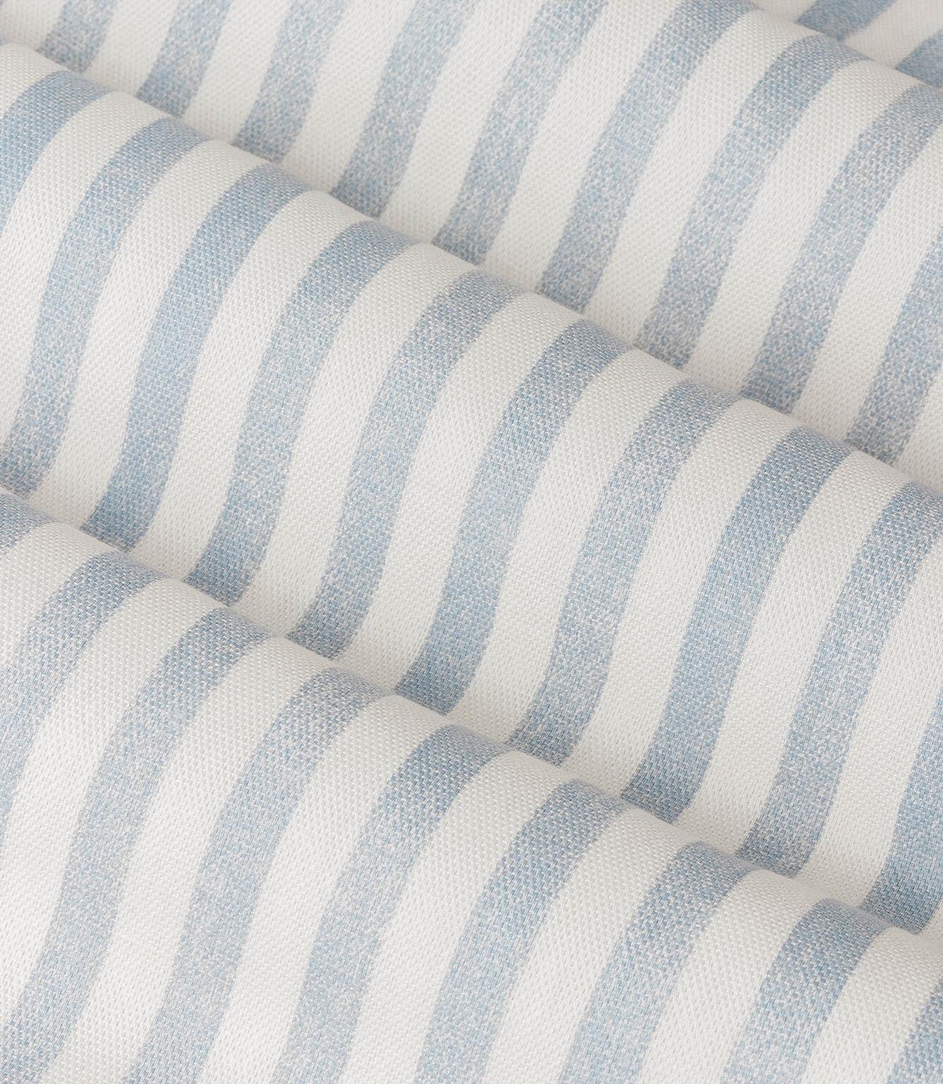 Hebden Mineral Blue Pencil Pleat Curtains