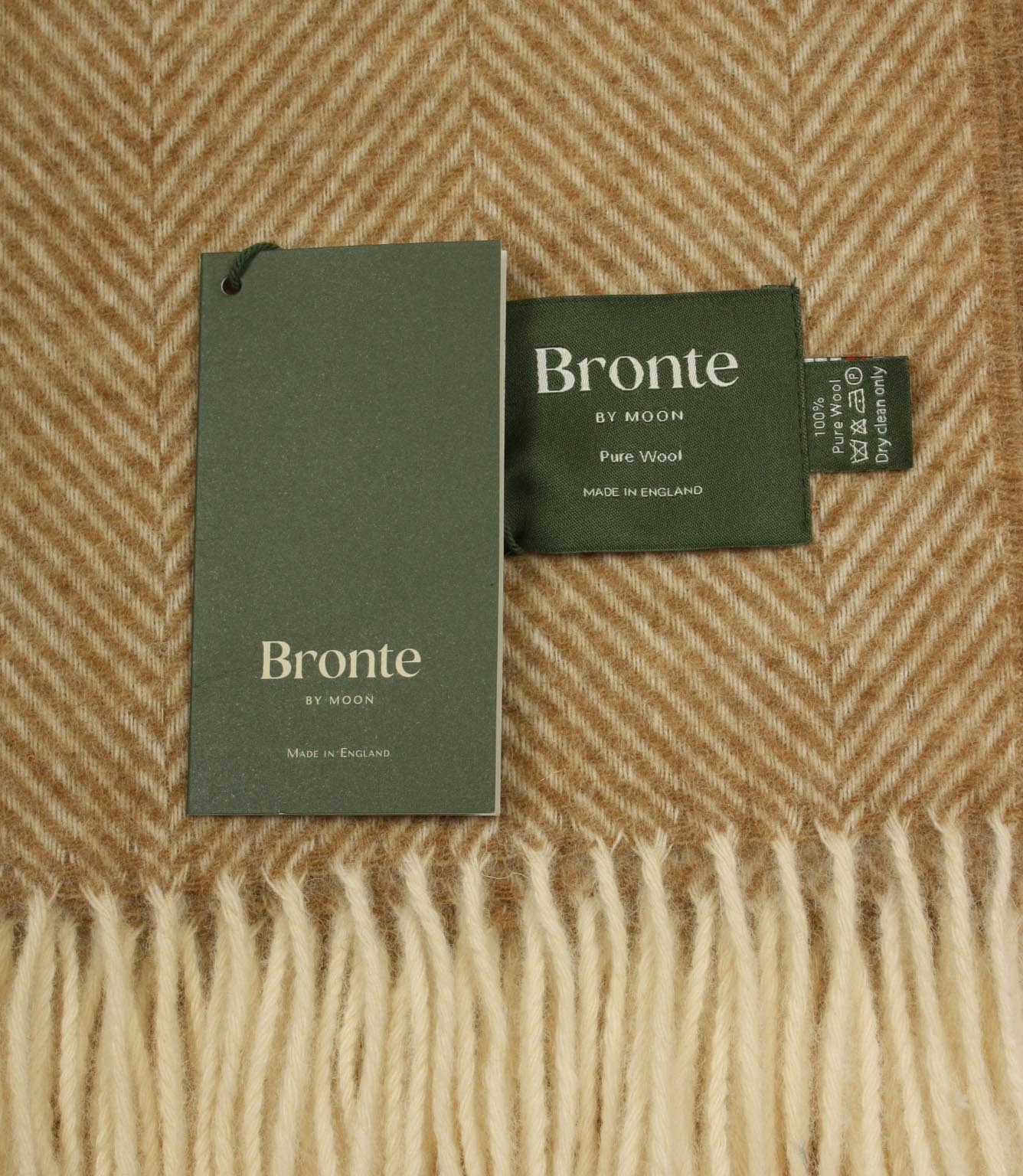 Herringbone Natural Throw