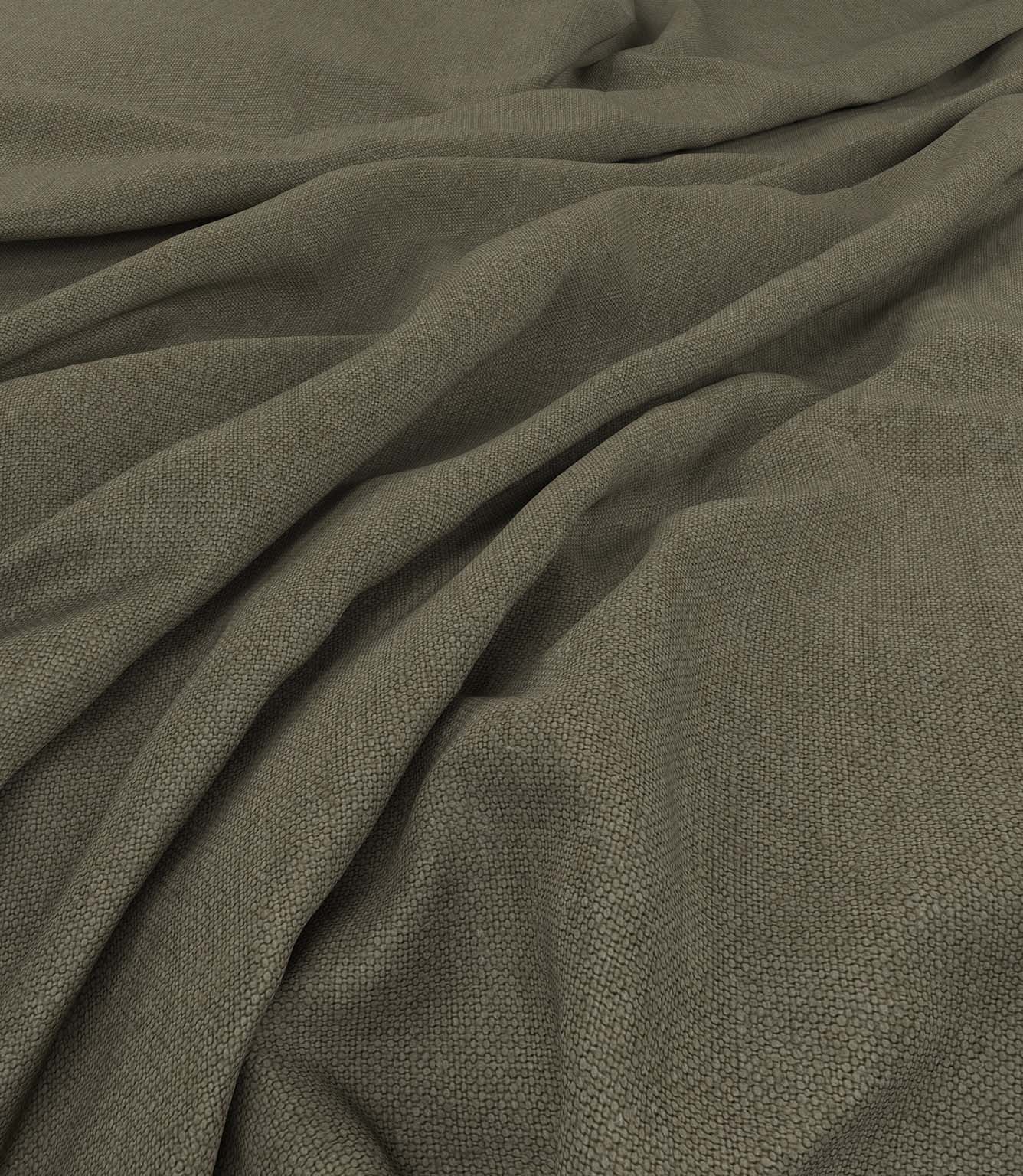 Antique Linen Fabric / Khaki