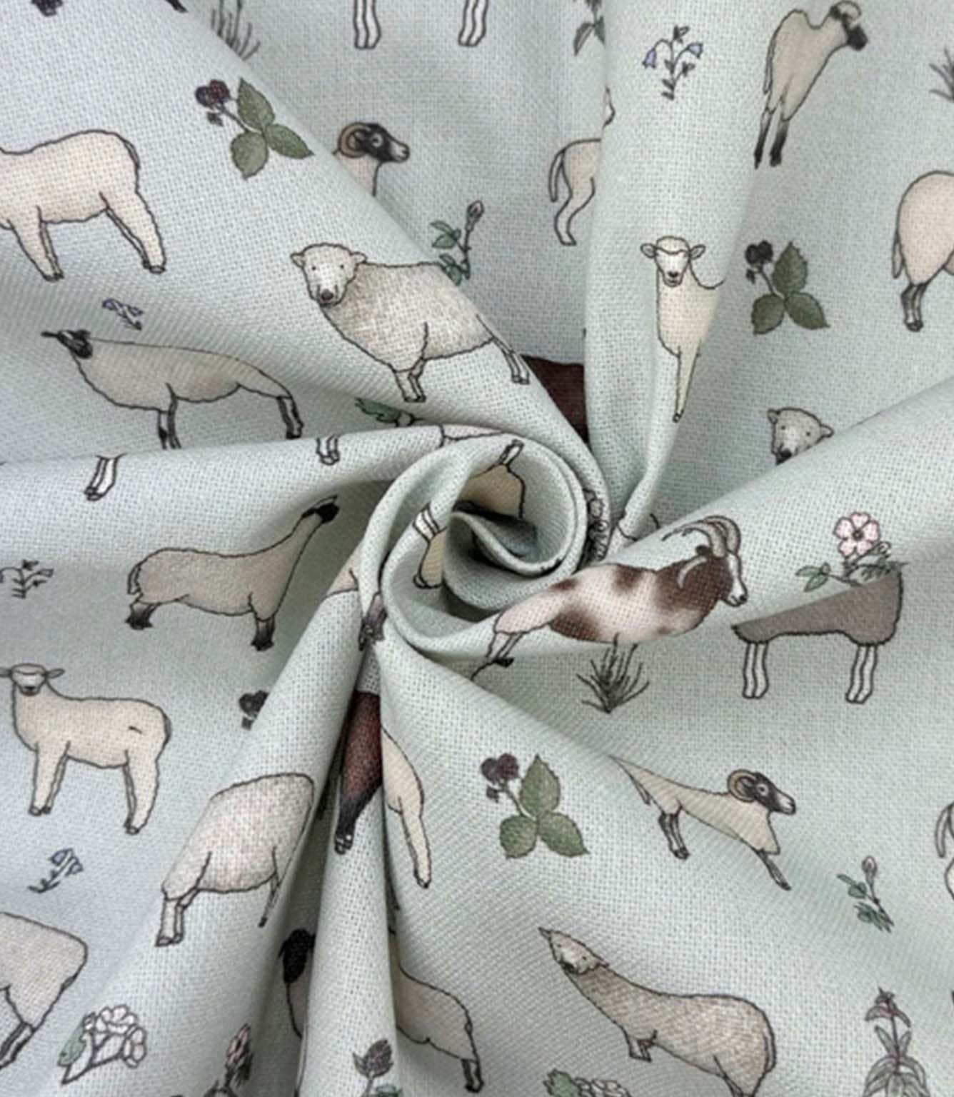 Wandering Wool Fabric / Eggshell