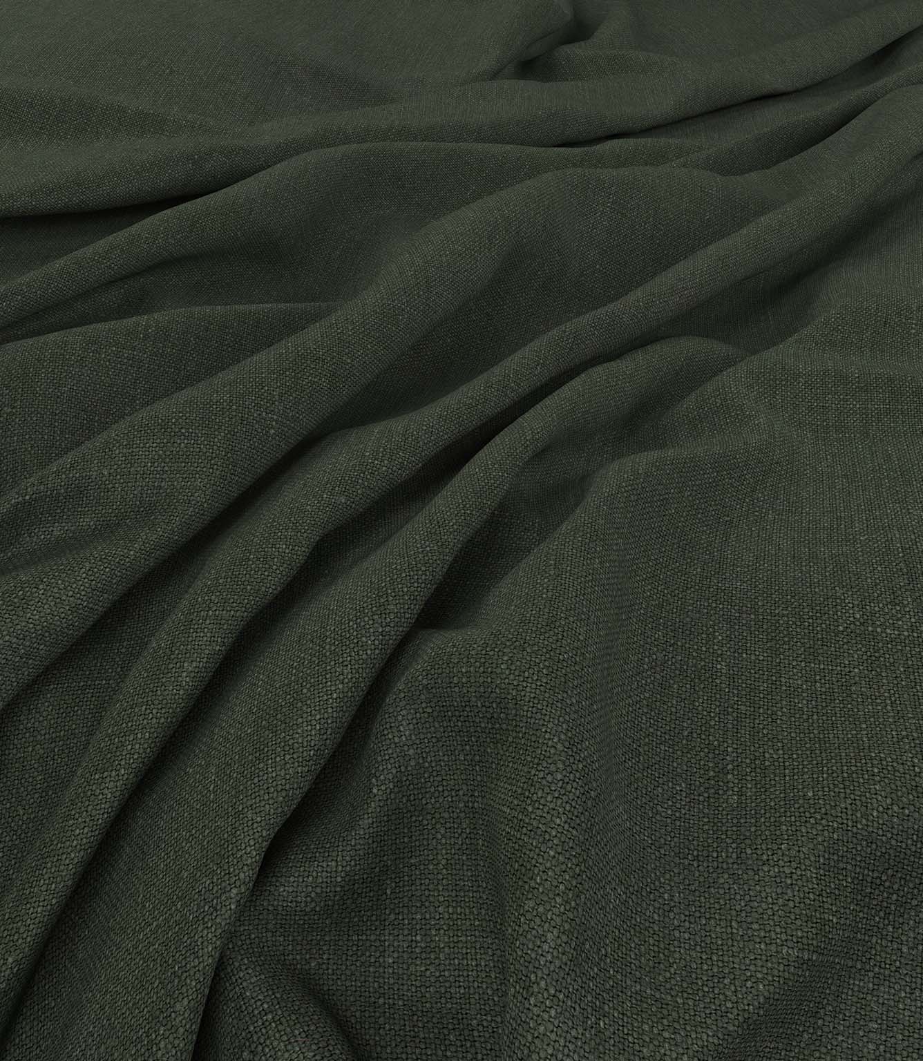Antique Linen Fabric / Forest