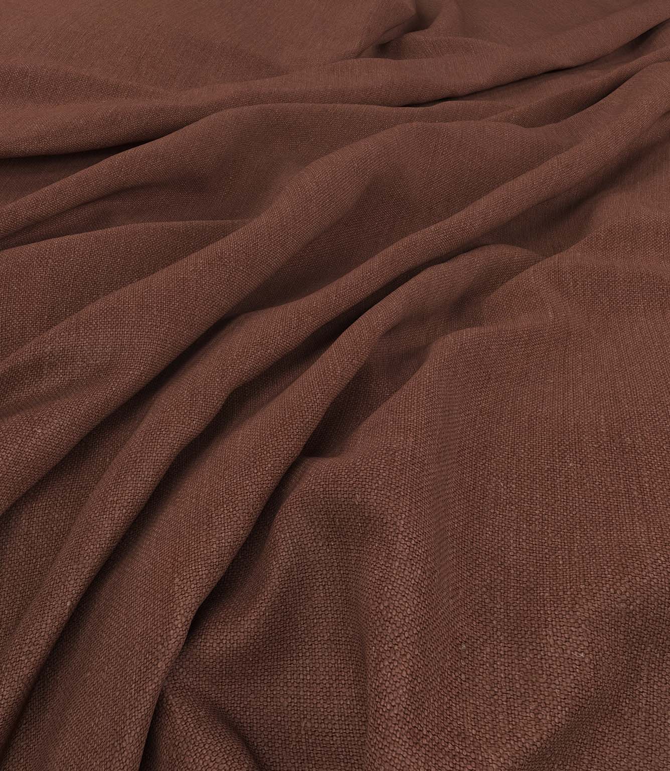 Antique Linen Fabric / Brick