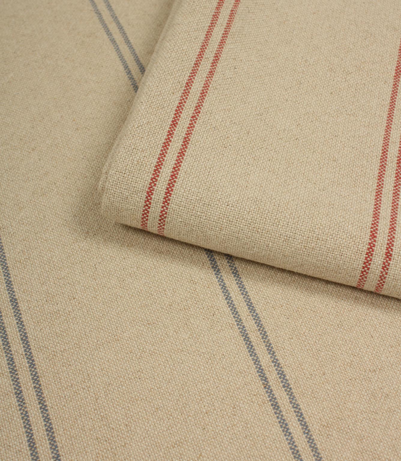 Farmhouse Stripe Fabric / Blue