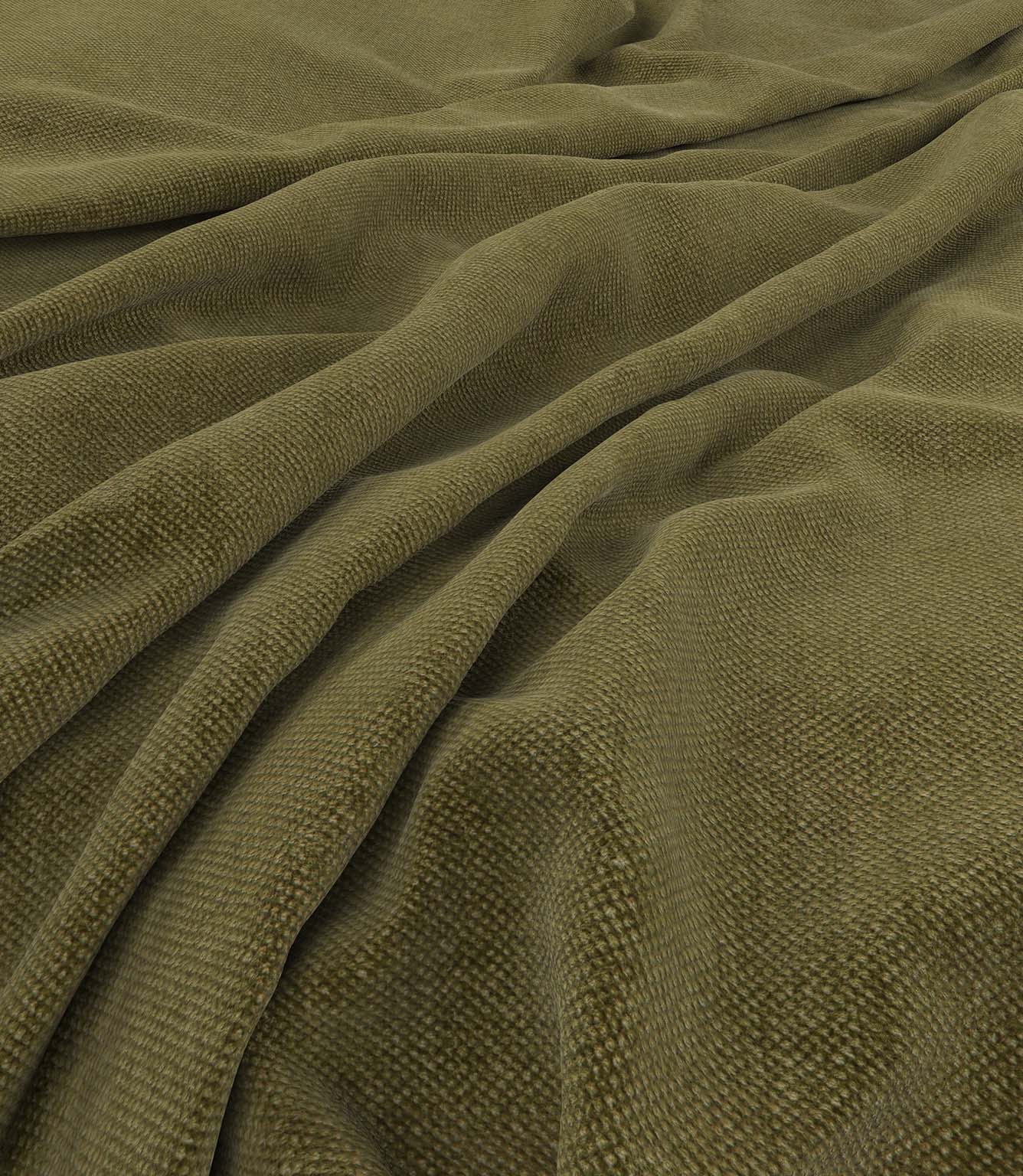 Harrow Chenille FR Fabric / Moss