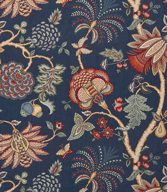 Casimir Fabric / Navy - Just Fabrics