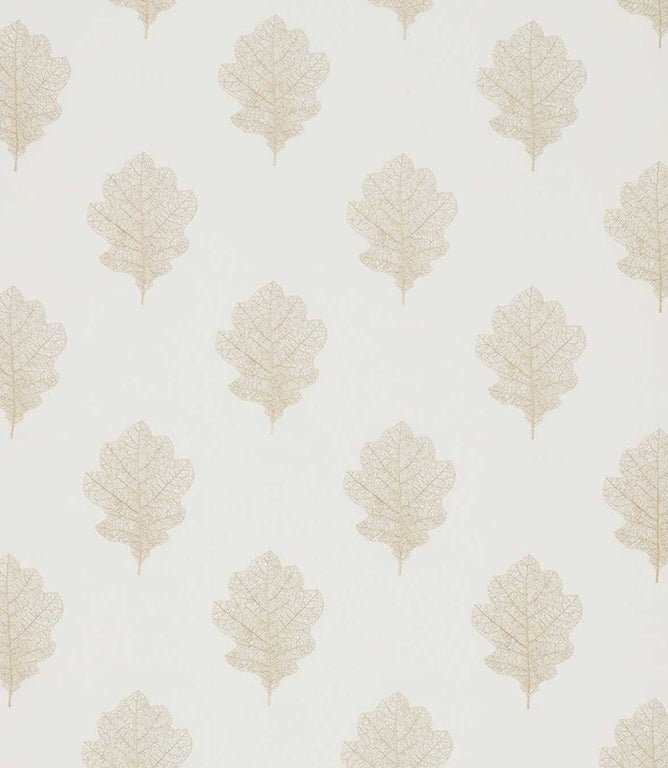 Oak Filigree Fabric / Milk - Just Fabrics