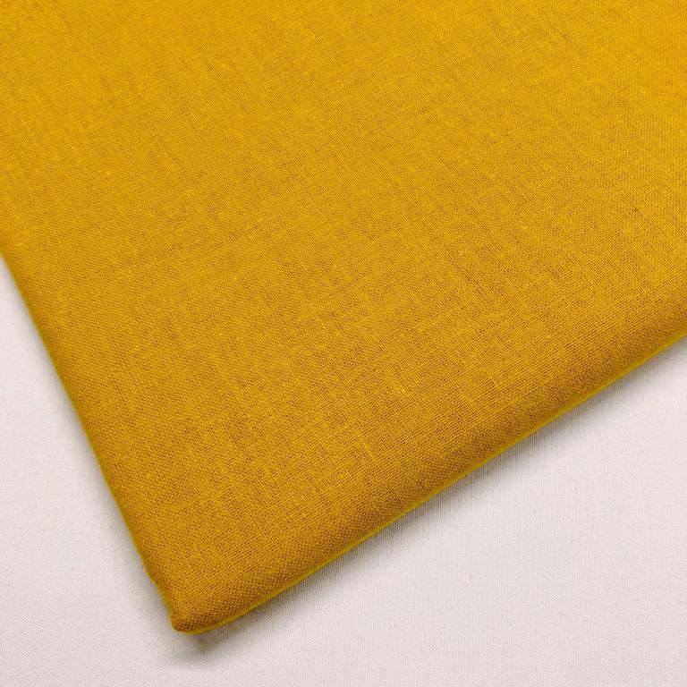 Craft Plain Fabric / Mustard Gold - Just Fabrics