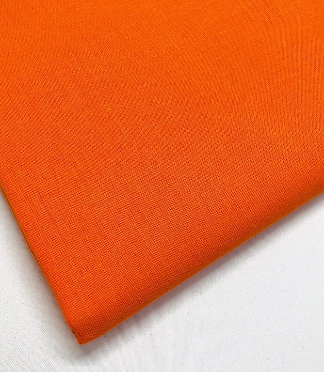Craft Plain Fabric / Orange - Just Fabrics