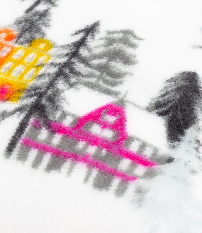 Throws & Wool Throws - Aspen Fleece Snow