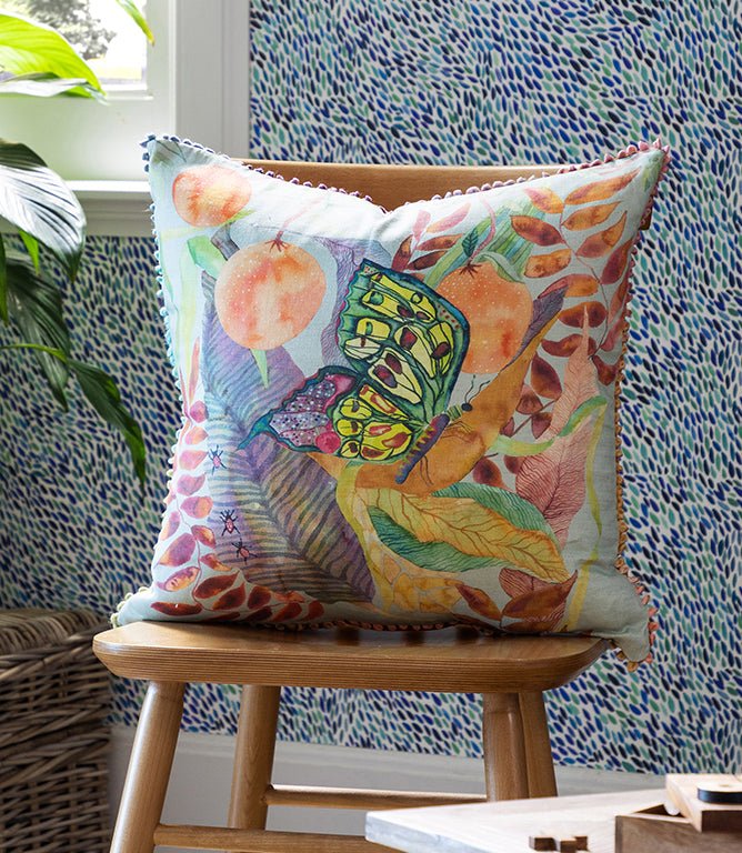 Cushion Covers - Mirabelle Robins Egg Cushion Cover