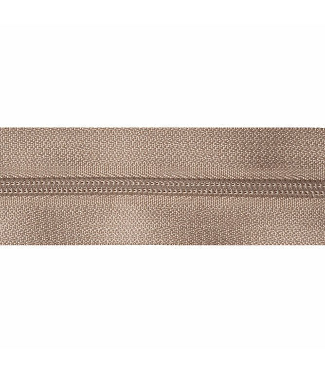 No.3 Continuous Zip 10m Roll Fawn - Just Fabrics