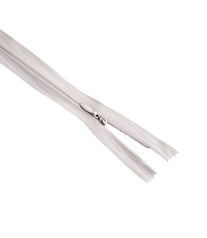 Closed End Invisible Zip Cream - Just Fabrics