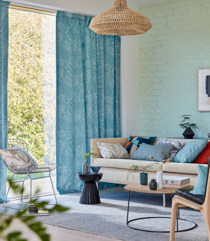 Orto Fabric / Lime - Just Fabrics