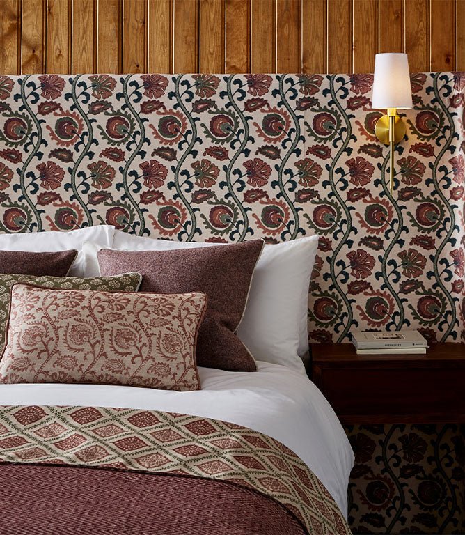 Iznik FR Fabric / Lava - Just Fabrics