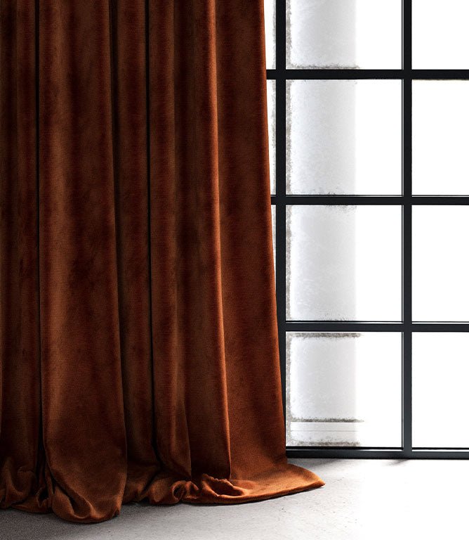 Chilham Fabric / Amber - Just Fabrics