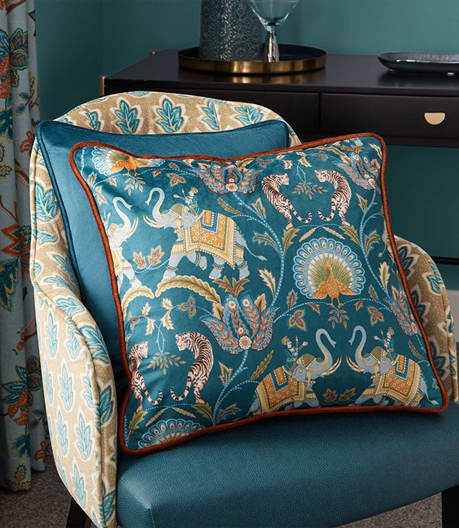 Elephas FR Fabric / Ocean - Just Fabrics