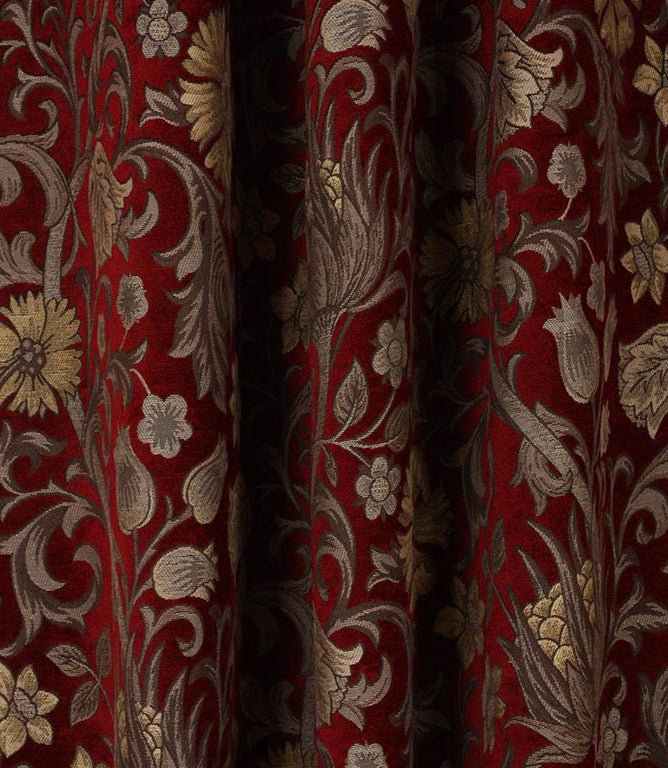 Chalfont Fabric / Carmine - Just Fabrics