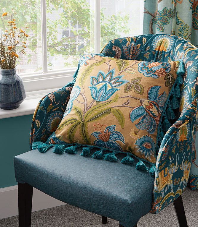 Manasi FR Fabric / Ochre - Just Fabrics