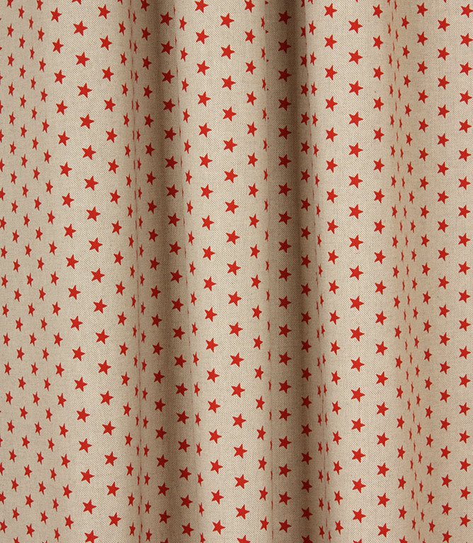 Stars Fabric / Red - Just Fabrics