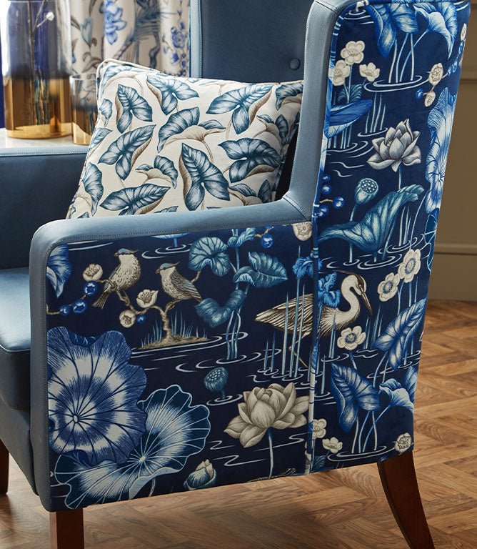 Mizu FR Upholstery Fabric / Emerald - Just Fabrics