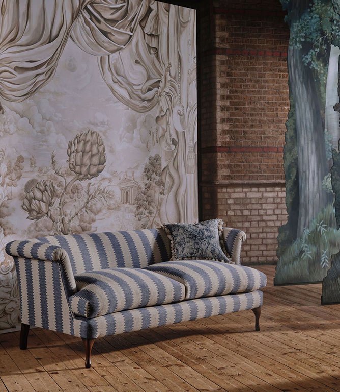 Aperigon Swag Fabric / Woad - Just Fabrics