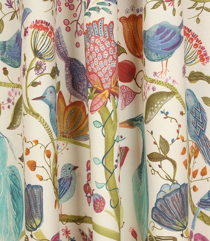 Lindu Fabric / Summer Ecru - Just Fabrics