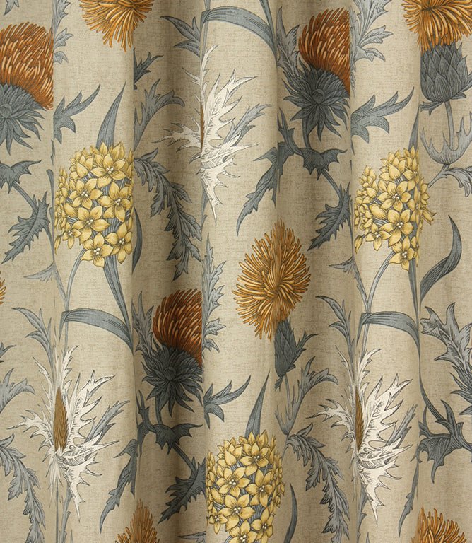 Acanthium Fabric / Ochre - Just Fabrics