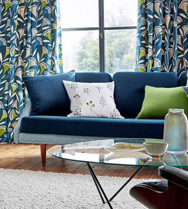 Mukula Fabric / Gecko / Citrus / Pacific - Just Fabrics