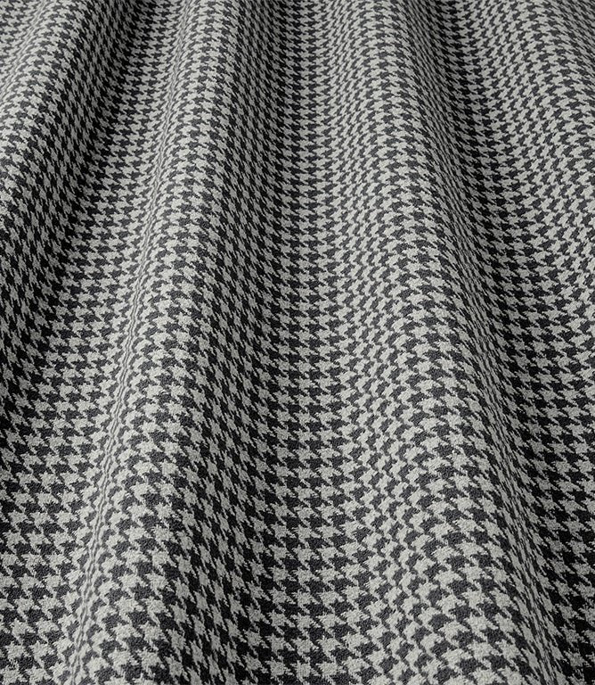 Houndstooth FR Fabric / Pewter - Just Fabrics
