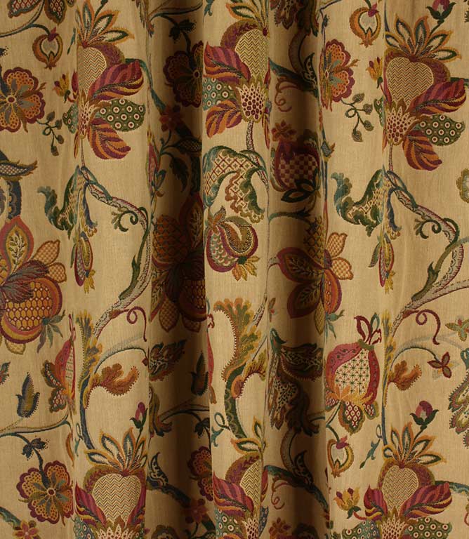 Ibiza Tapestry Fabric / Beige - Just Fabrics