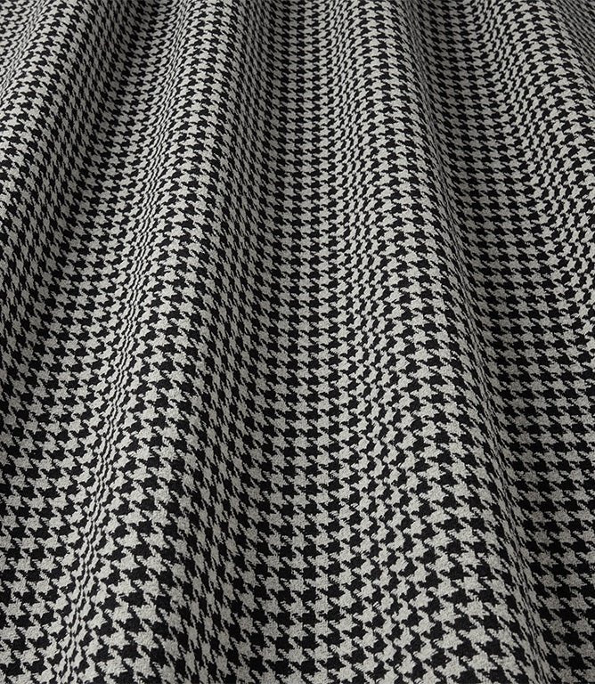 Houndstooth FR Fabric / Noir - Just Fabrics