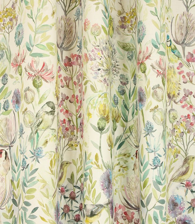 Morning Chorus Fabric / Cream - Just Fabrics