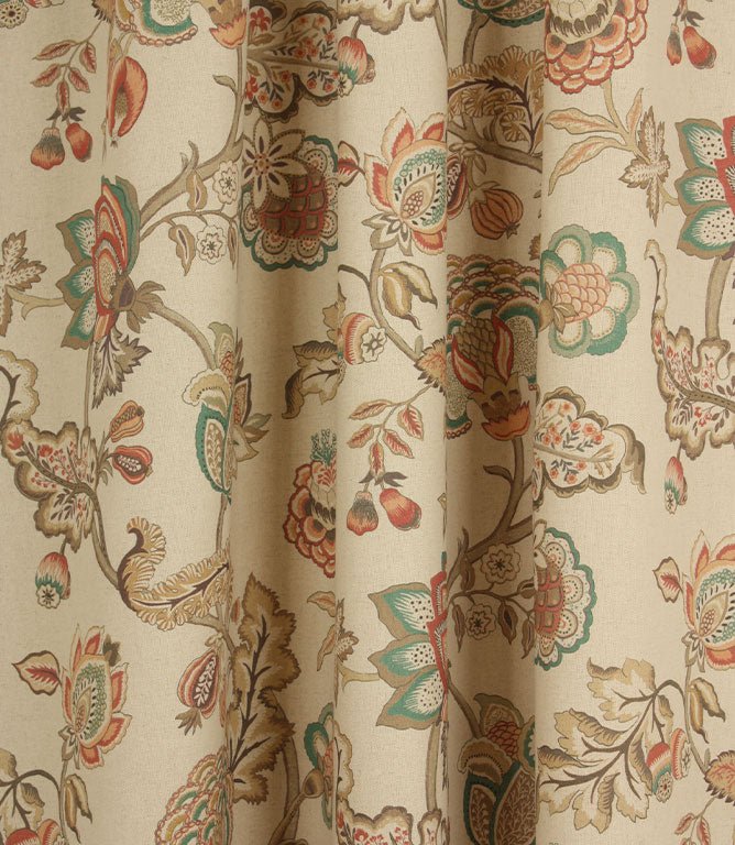 Jacobean Fabric / Stucco - Just Fabrics