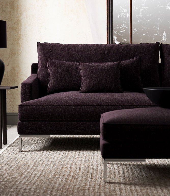 Ripley Chenille FR Fabric / Raisin - Just Fabrics