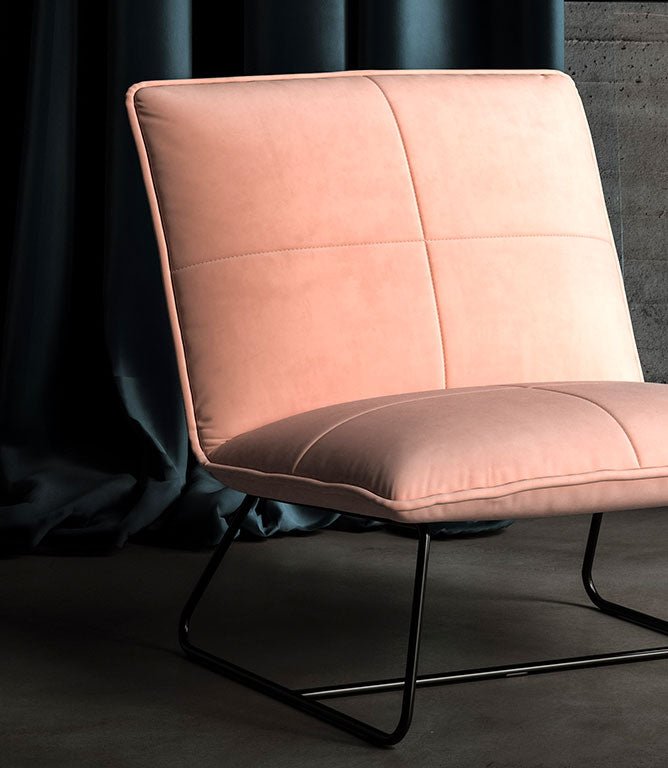 Cotswold Velvet FR Fabric / Blush - Just Fabrics