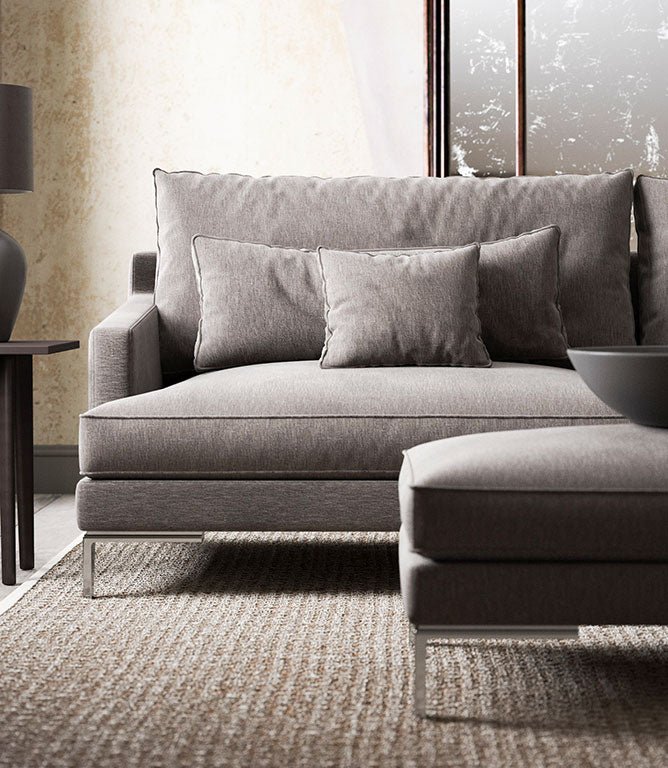 Ripley Chenille FR Fabric / Shadow - Just Fabrics