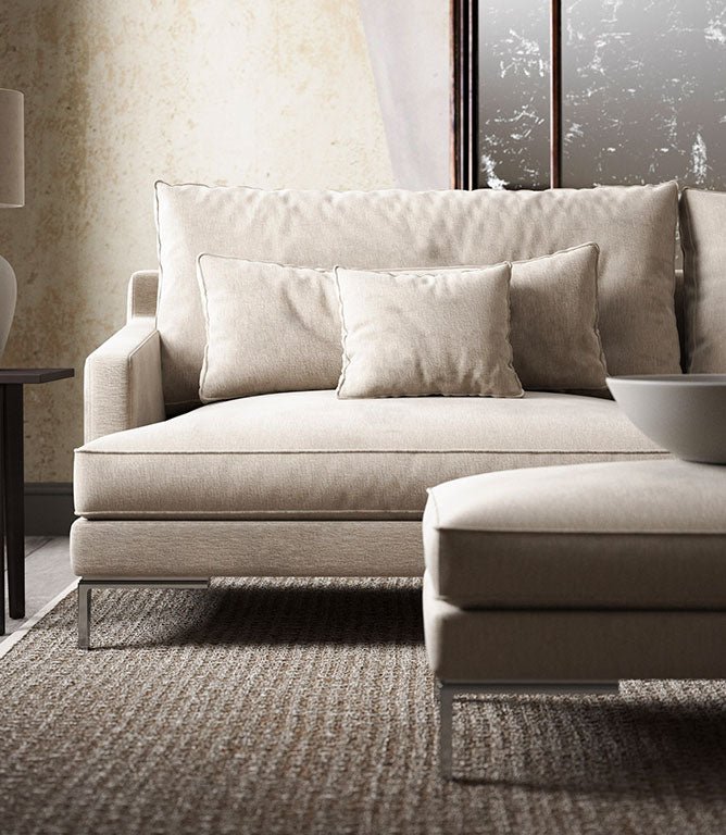 Ripley Chenille FR Fabric / Smoke - Just Fabrics