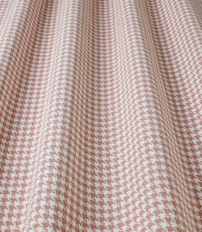 Houndstooth FR Fabric / Blush - Just Fabrics