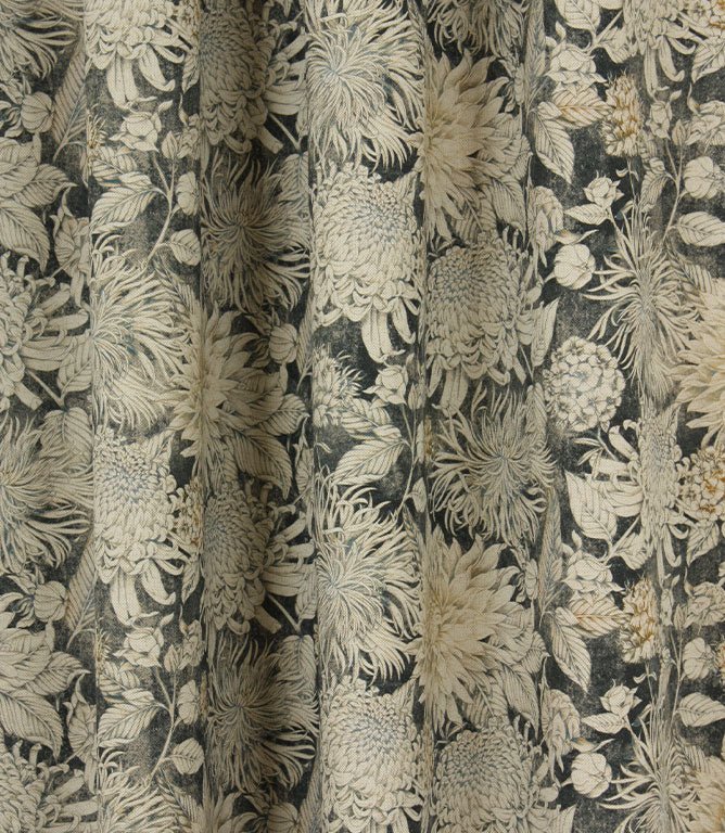 Dyrnham Fabric / Navy - Just Fabrics