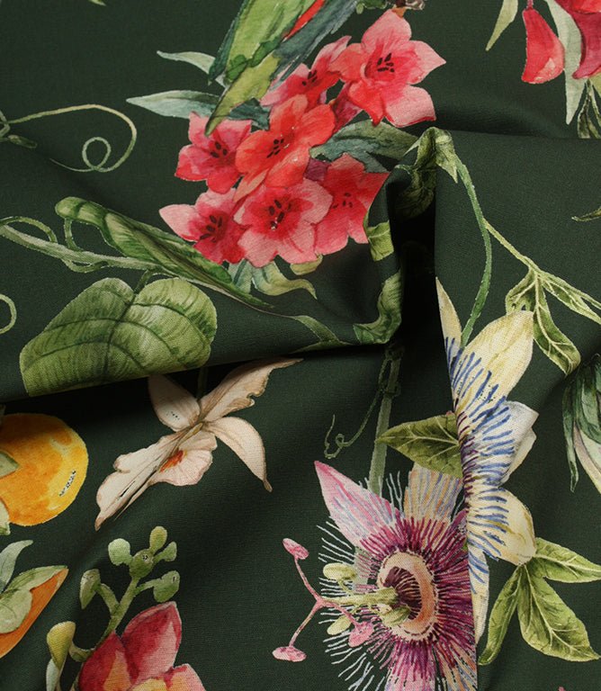 Paradis Outdoor Fabric / Green - Just Fabrics